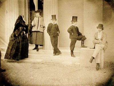 Sin título [grupo familiar], 1849-60 de Unbekannt