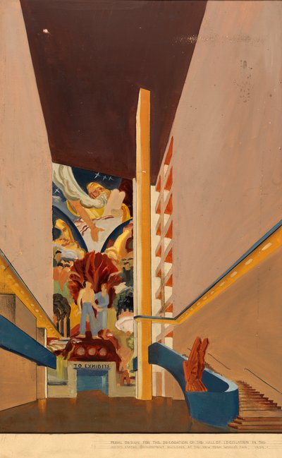 Estudio mural sin título, ca. 1939 de Unbekannt