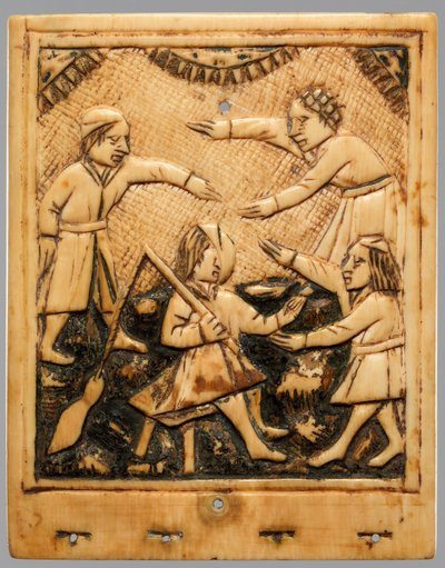 Hoja superior de reloj de sol, alemán, ca. 1500 de Unbekannt