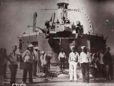 Levantamiento en el acorazado Potemkin, Constanza, Rumanía, 1905 de Unbekannt
