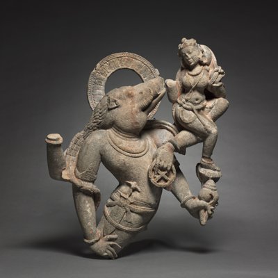 Vahara, encarnación de jabalí de Vishnu, 700-800s de Unbekannt
