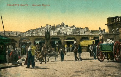 Valetta Malta - Mercado Marina, c1918-c1939 de Unbekannt