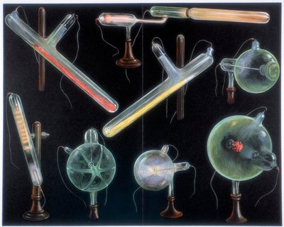 Diversas sustancias fluorescentes en tubos de vacío de diferentes formas, 1903 de Unbekannt