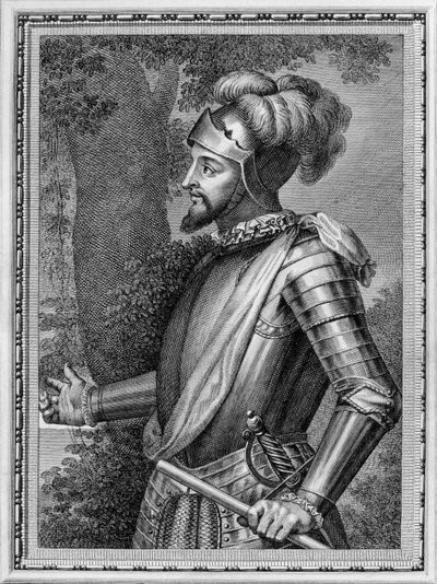 Vasco Núñez de Balboa 1475-1519 De Retratos de los Españoles ilustres, 1791 de Unbekannt