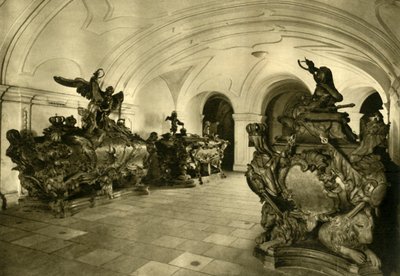 Bóveda de los Habsburgo en la Iglesia de los Capuchinos, Viena, Austria, c1935 de Unbekannt