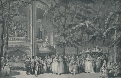 Jardines de Vauxhall, 1785, 1920 de Unbekannt