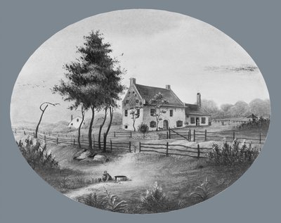 Casa Vechte en Gowannus, Brooklyn, Nueva York, 1865 de Unbekannt