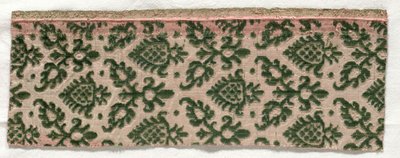 Fragmento de Terciopelo, 1500s de Unbekannt