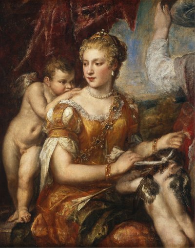 Venus Vendando a Cupido, c. 1566-1570 o c. 1576-1580 de Unbekannt