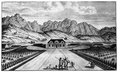 Finca vinícola Vergelegen, Sudáfrica, siglo XVIII de Unbekannt