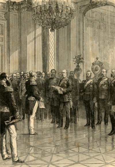 Versalles, 1871: Proclamación del Rey Guillermo como Emperador de Alemania, 1890 de Unbekannt