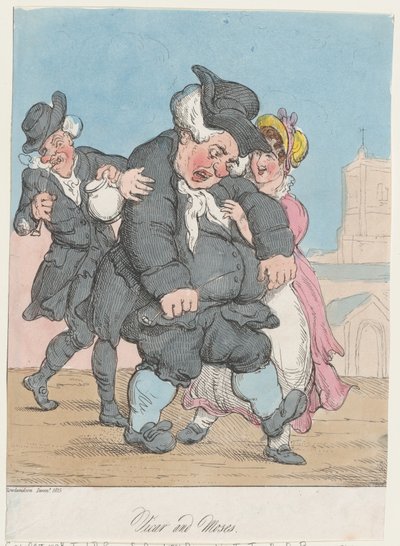 El vicario y Moisés, 1815 de Unbekannt