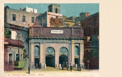 Puerta Victoria, La Valeta - Malta, c. 1900 de Unbekannt