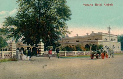 Hotel Victoria Ambala, c1900 de Unbekannt