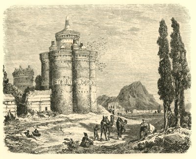 Vista Cerca de Ispahan, 1890 de Unbekannt