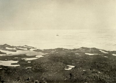 Vista desde High Hill...El barco en Loose Pack, c.1908, 1909 de Unbekannt