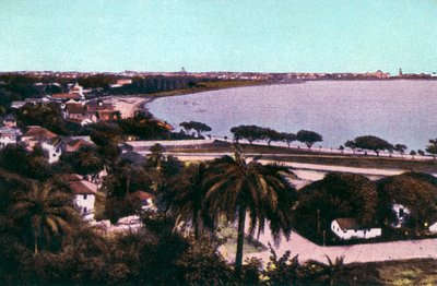 Vista desde Malabar Hill, Bombay, India, principios del siglo XX de Unbekannt