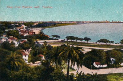 Vista desde Malabar Hill, Bombay, c1920 de Unbekannt
