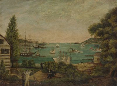 Vista desde Staten Island, ca. 1855 de Unbekannt