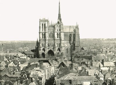 Vista desde el campanario, Amiens, Francia, 1895 de Unbekannt