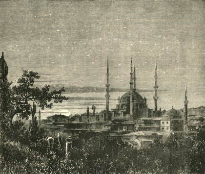 Vista en Adrianópolis - La Mezquita de Selim II, 1890 de Unbekannt