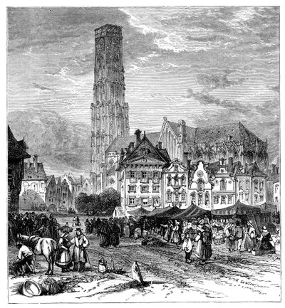 Vista en Mechelen, Bélgica de Unbekannt