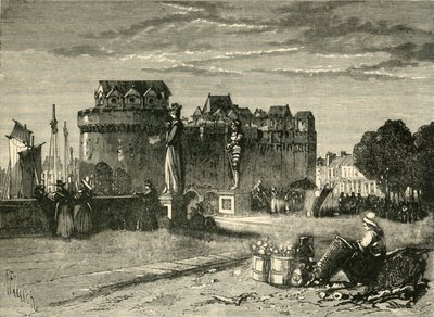 Vista en Nantes, 1890 de Unbekannt