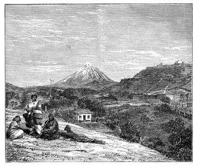Vista en Nueva Zelanda, 1900 de Unbekannt