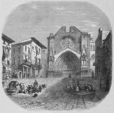 Vista en Tarragona, c1880 de Unbekannt
