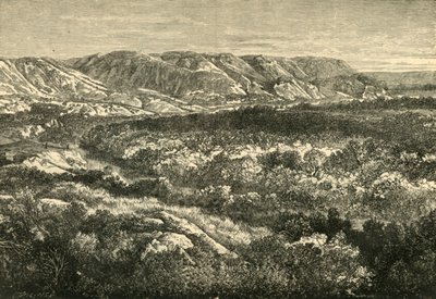 Vista en el Valle del Jordán, 1890 de Unbekannt