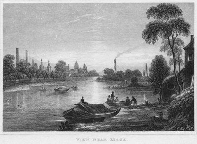 Vista cerca de Lieja, 1850 de Unbekannt