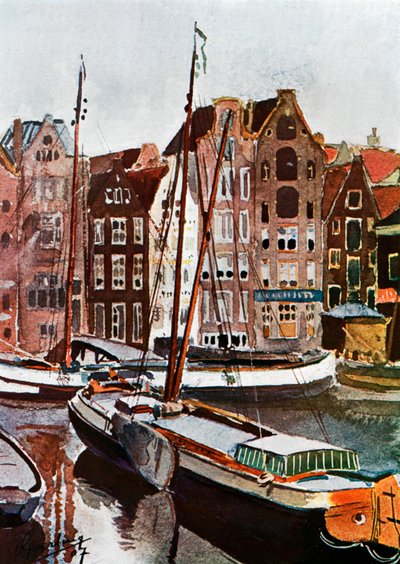 Vista de Ámsterdam, 1907 1911-1912 de Unbekannt