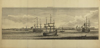 Vista de Arkhangelsk, ca 1770 de Unbekannt