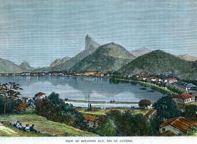 Vista de la Bahía de Botafogo, Río de Janeiro, Brasil, c1880 de Unbekannt