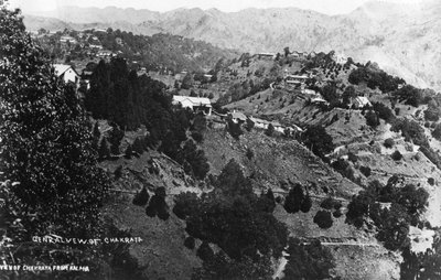 Vista de Chakrata desde Kalana, India, 1917 de Unbekannt