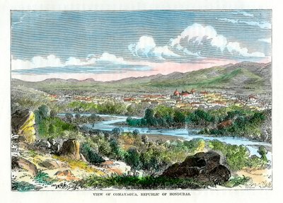 Vista de Comayagua, República de Honduras, c. 1880 de Unbekannt