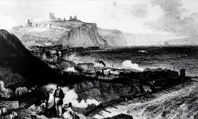 Vista de Dover desde el acantilado de Shakespeare de Unbekannt
