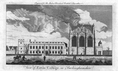 Vista de Eaton-College, en Buckinghamshire, c. 1779 de Unbekannt