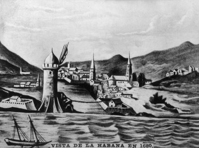 Vista de La Habana, 1680, años 1920 de Unbekannt