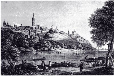 Vista de Kiev, 1835 de Unbekannt
