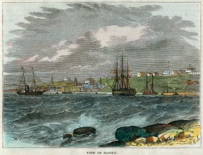 Vista de Nassau, Bahamas, c. 1880 de Unbekannt