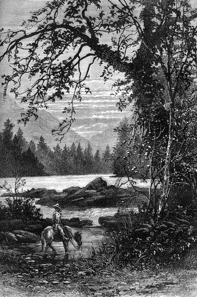 Vista de Carolina del Norte, finales del siglo XVIII c1880 de Unbekannt