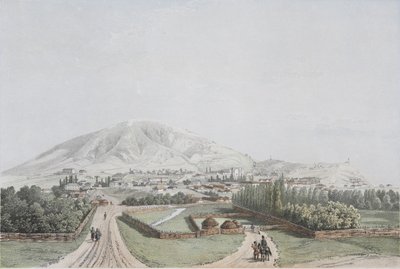 Vista de Pyatigorsk, mediados del siglo XIX de Unbekannt