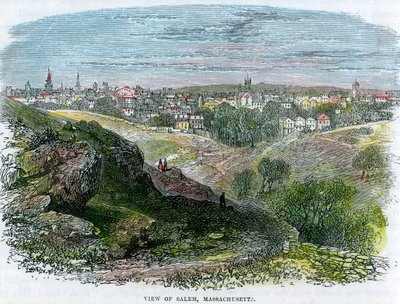 Vista de Salem, Massachusetts, EE.UU., c1860 de Unbekannt