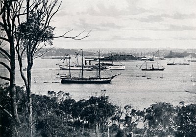 Vista del puerto de Sídney desde North Shore, No. 1, c1900 de Unbekannt