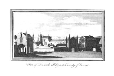 Vista de Tavistock-Abby en el condado de Devon, finales del siglo XVIII-principios del siglo XIX de Unbekannt