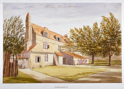 Vista de una casa pública, Brook Green, Hammersmith, Londres, c. 1820 de Unbekannt