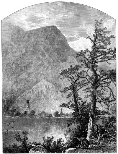 Vista de un espolón de las Montañas Azules, Delaware Water Gap, Nueva Jersey, EE.UU., 1877 de Unbekannt
