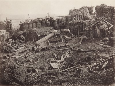 Vista del 3er Bastión en Sebastopol de Unbekannt