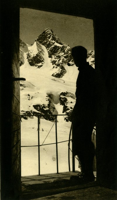 Vista de la Schattenspitze en los Alpes de Silvretta, Partenen, Austria, c1935 de Unbekannt